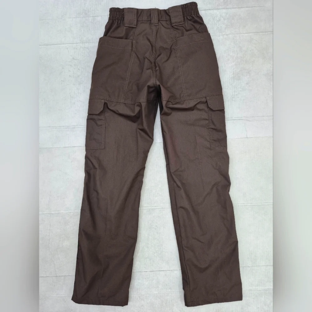 Propper tactical rip stop pants women's 28 chocolate brown double knee cargo - Picture 2 of 10
